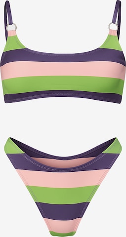 Bustier Bikini C&City en mélange de couleurs : devant