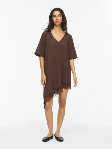 VILA - Vestido en marrón