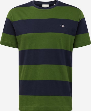 T-Shirt GANT en vert : devant