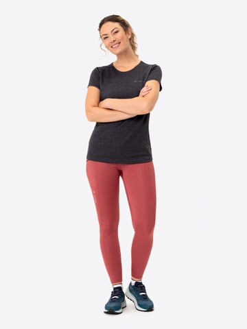 VAUDE Slim fit Outdoor trousers 'W Essential  TH' in Red
