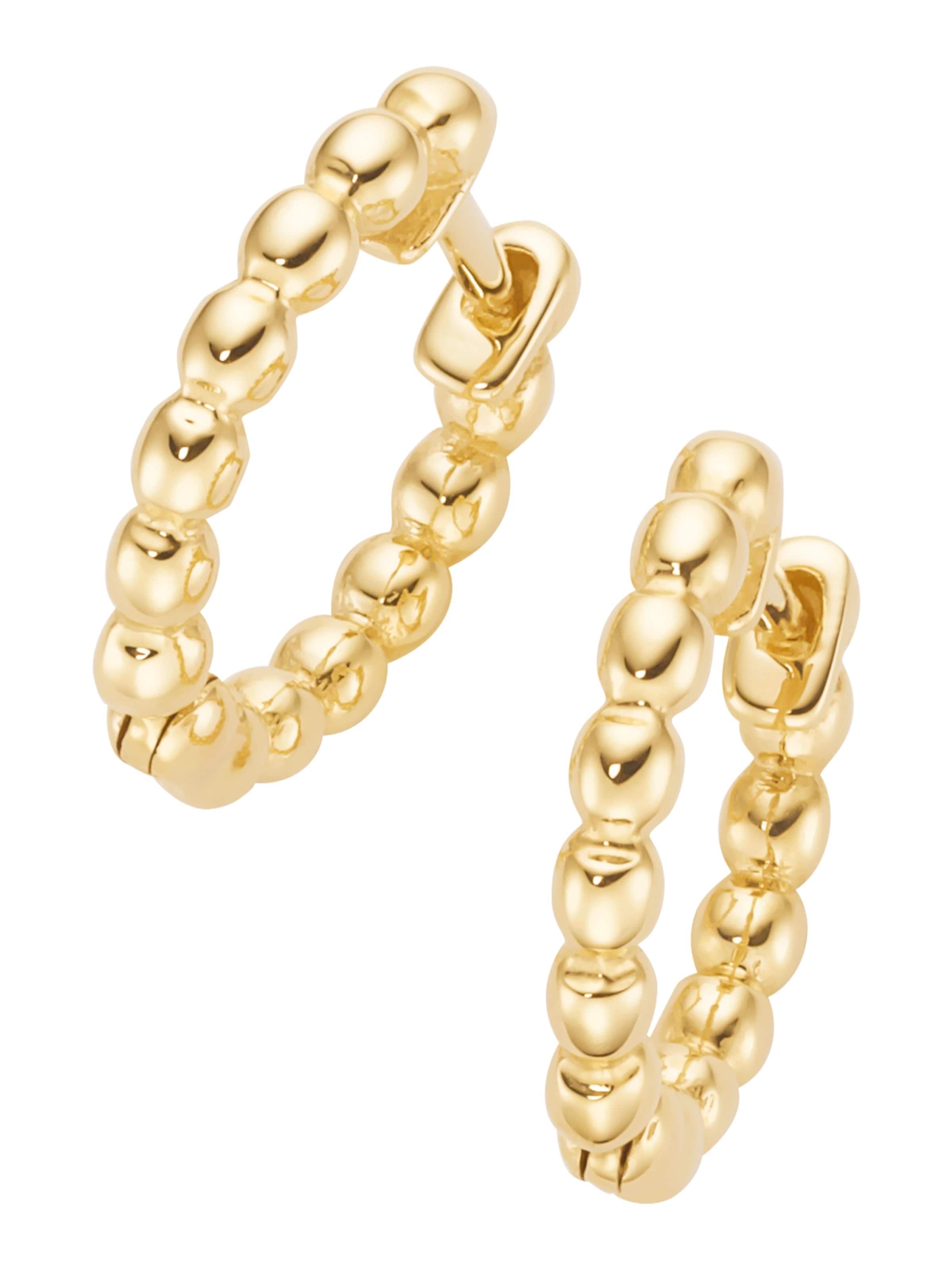 Luigi Merano - Pendientes en oro: frente