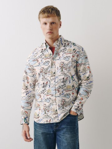 Next - Ajuste regular Camisa en blanco: frente