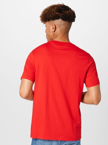 HUGO Red - Camiseta 'Dimento' en rojo