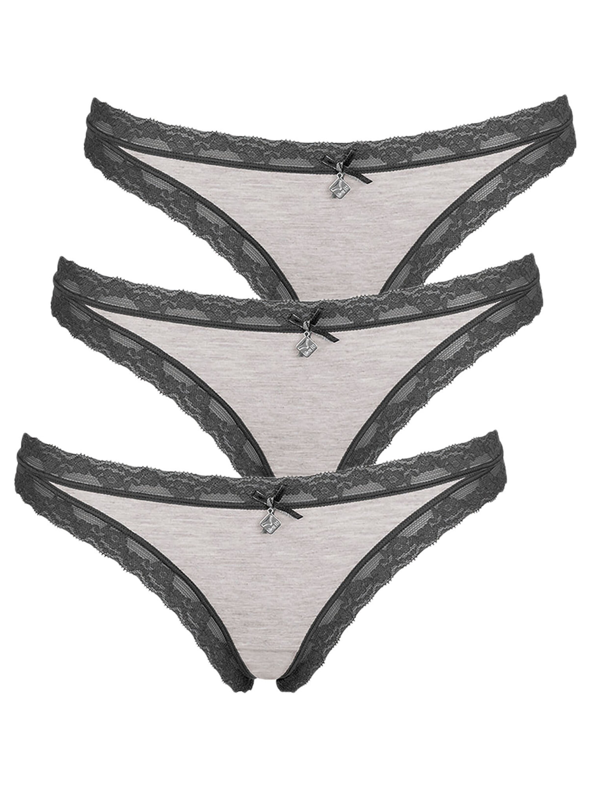 like it! String 'Kim'‌‌‌‌‌‌‌‌ in Grau: Vorderseite