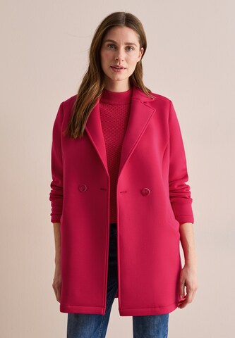 CECIL Between-Seasons Coat in Red: front