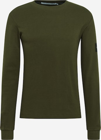 Calvin Klein Jeans Shirt in Groen: voorkant