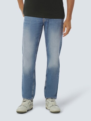 No Excess Regular Jeans in Blue: front