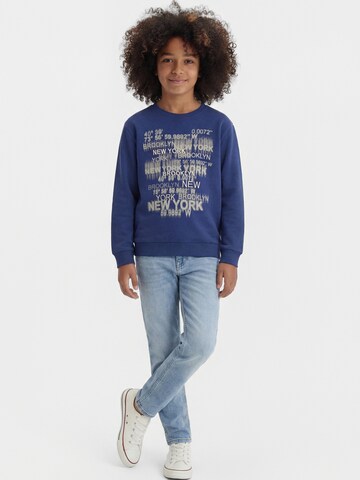 Sweat 'NKMNESTEL' NAME IT en bleu : devant