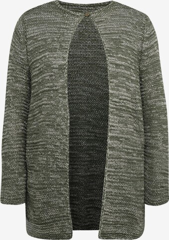 Goldner Knit Cardigan in Green: front