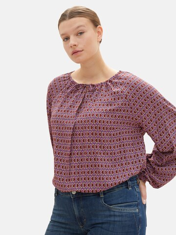 Tom Tailor Women + Blouse in Brown