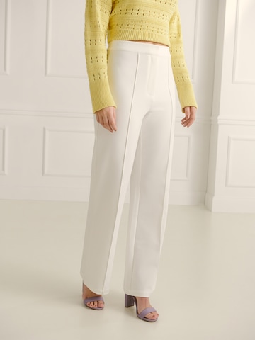 Regular Pantalon 'Raquel' Guido Maria Kretschmer Women en blanc : devant