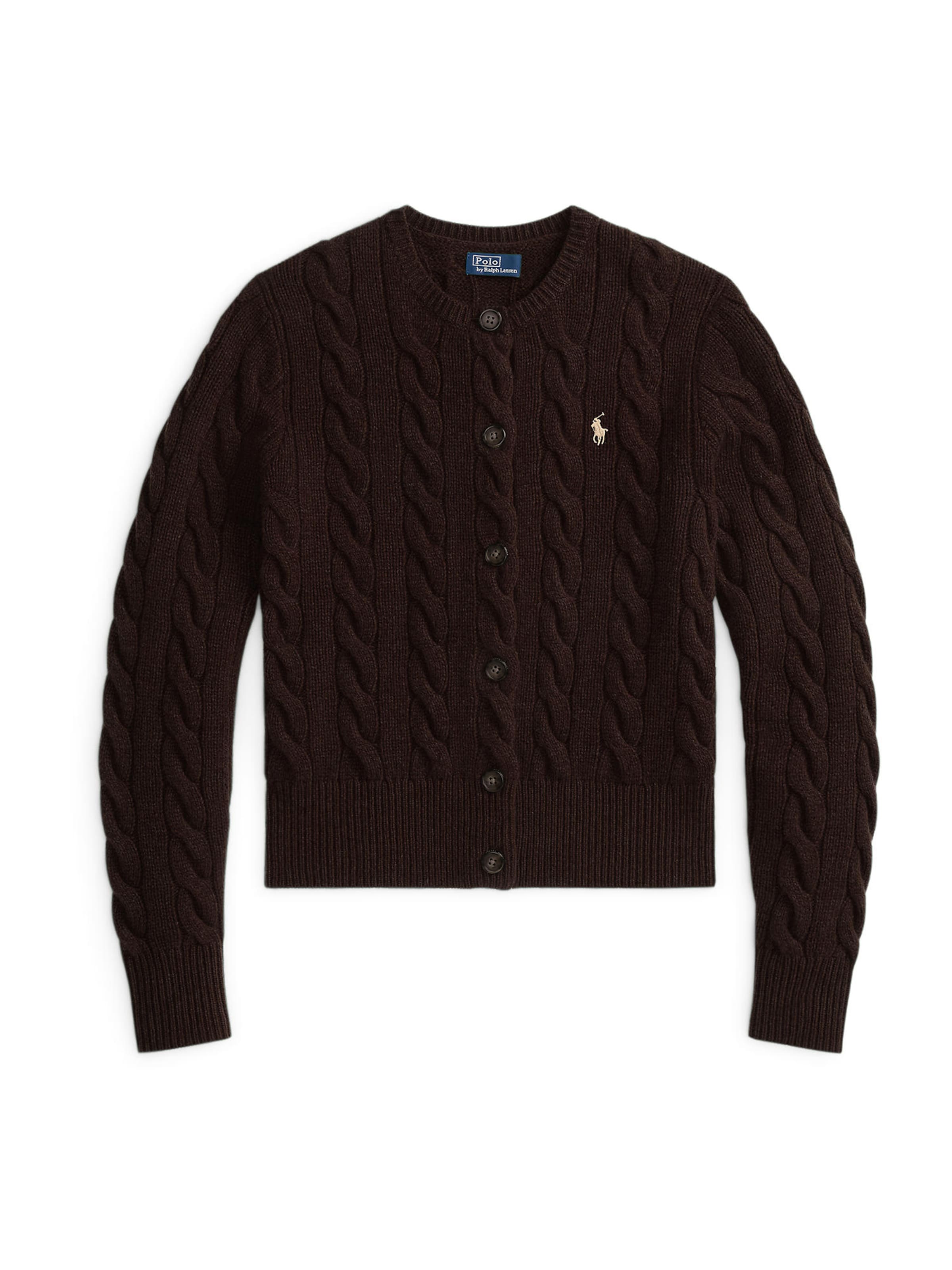 Polo Ralph Lauren Cardigan i brun: forside