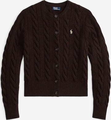 Cardigan Polo Ralph Lauren en marron : devant