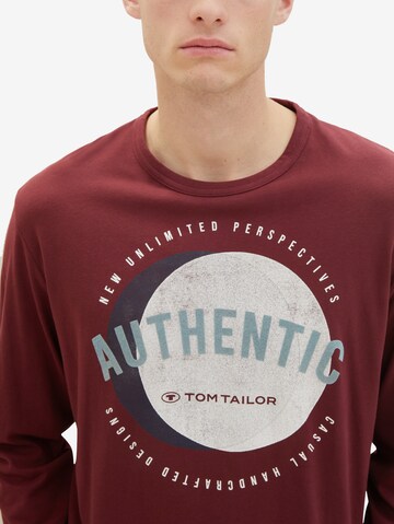 T-Shirt TOM TAILOR en rouge