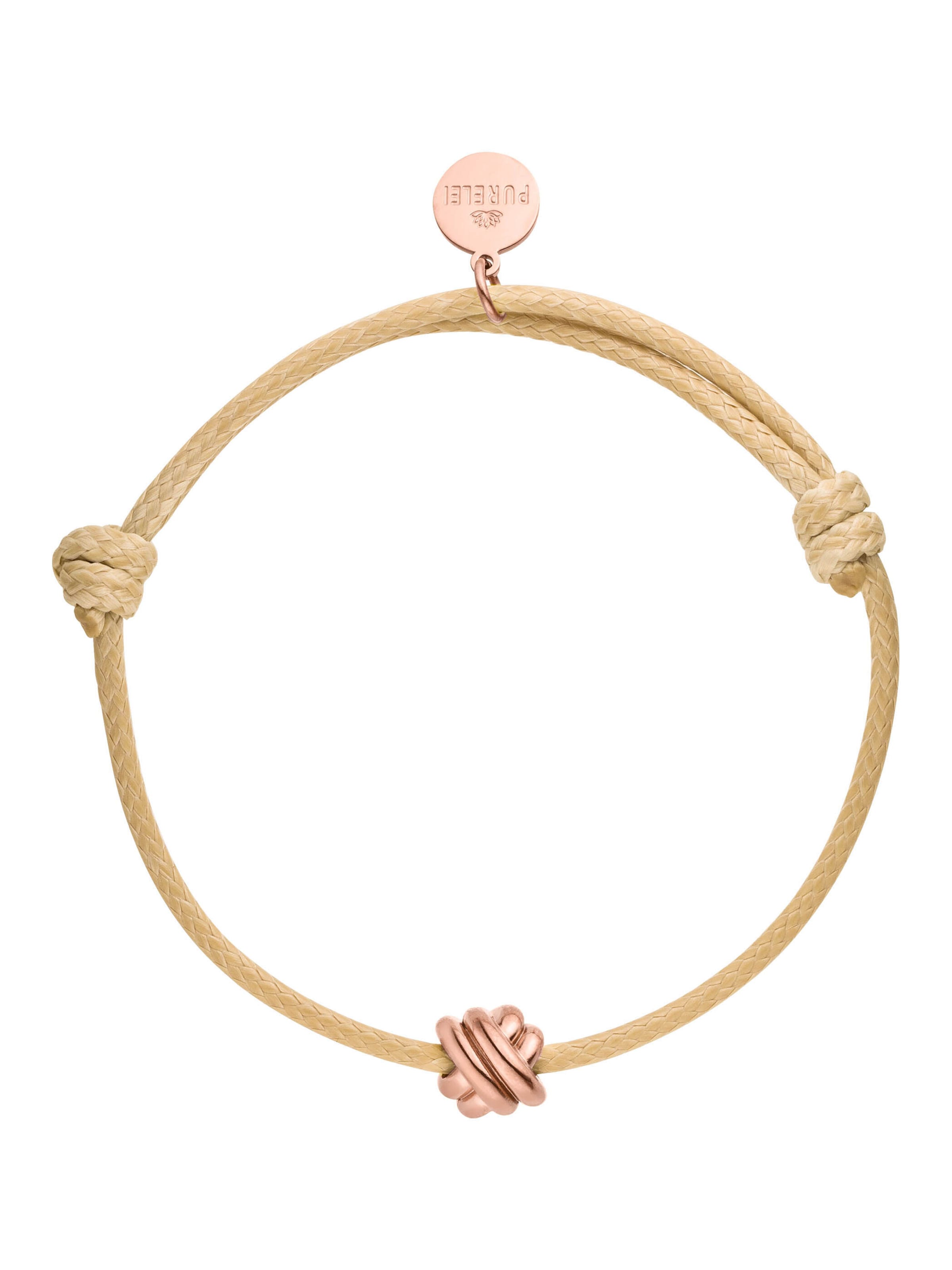 PURELEI Bracelet 'Knot' in Gold: front