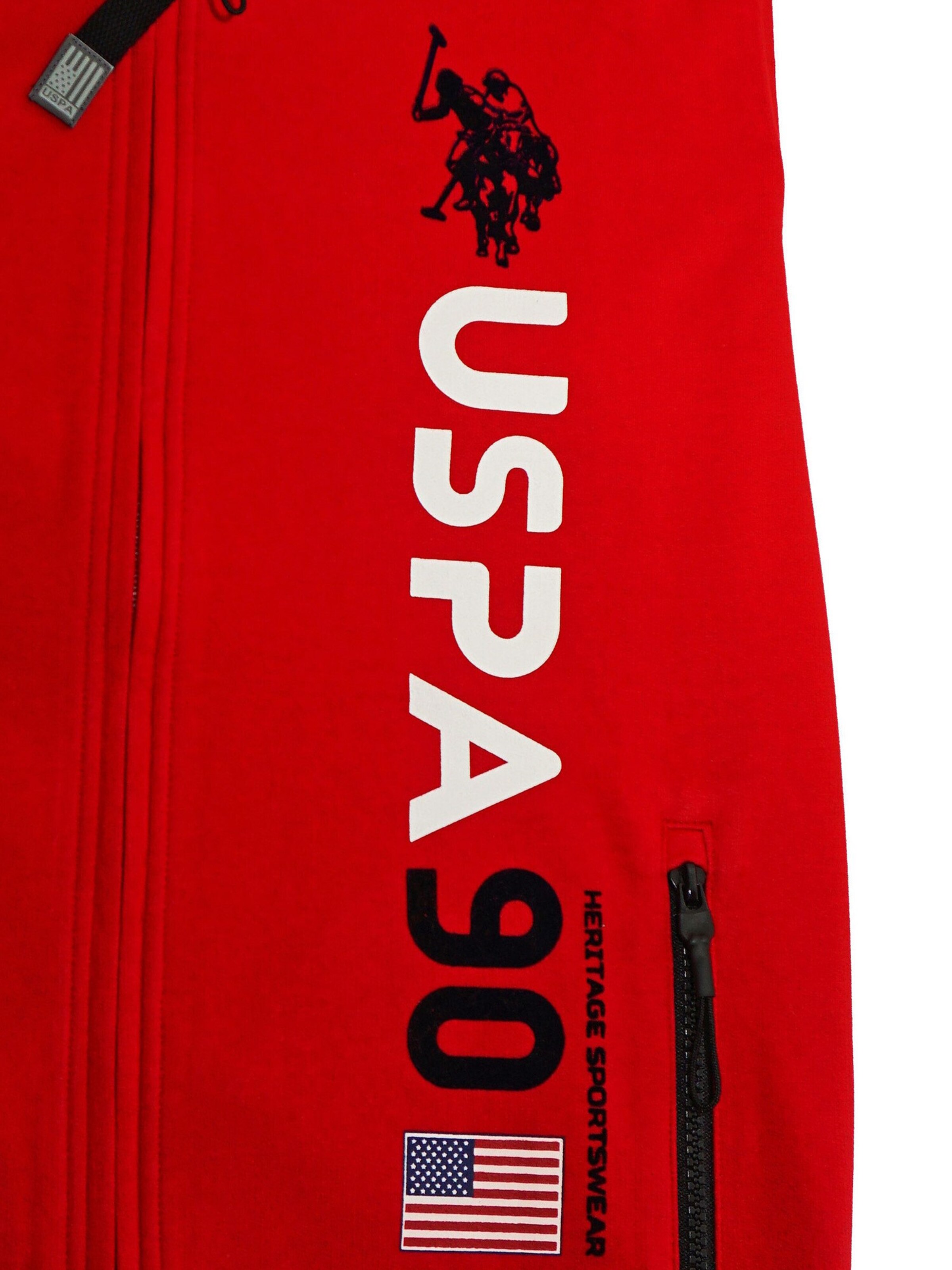 U.S. POLO ASSN. Sweatvest in Rood