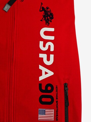 Giacca di felpa di U.S. POLO ASSN. in rosso