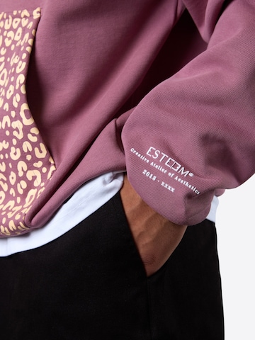 Sweat-shirt ' Leo Aesthetics ' ESTEEM en rose