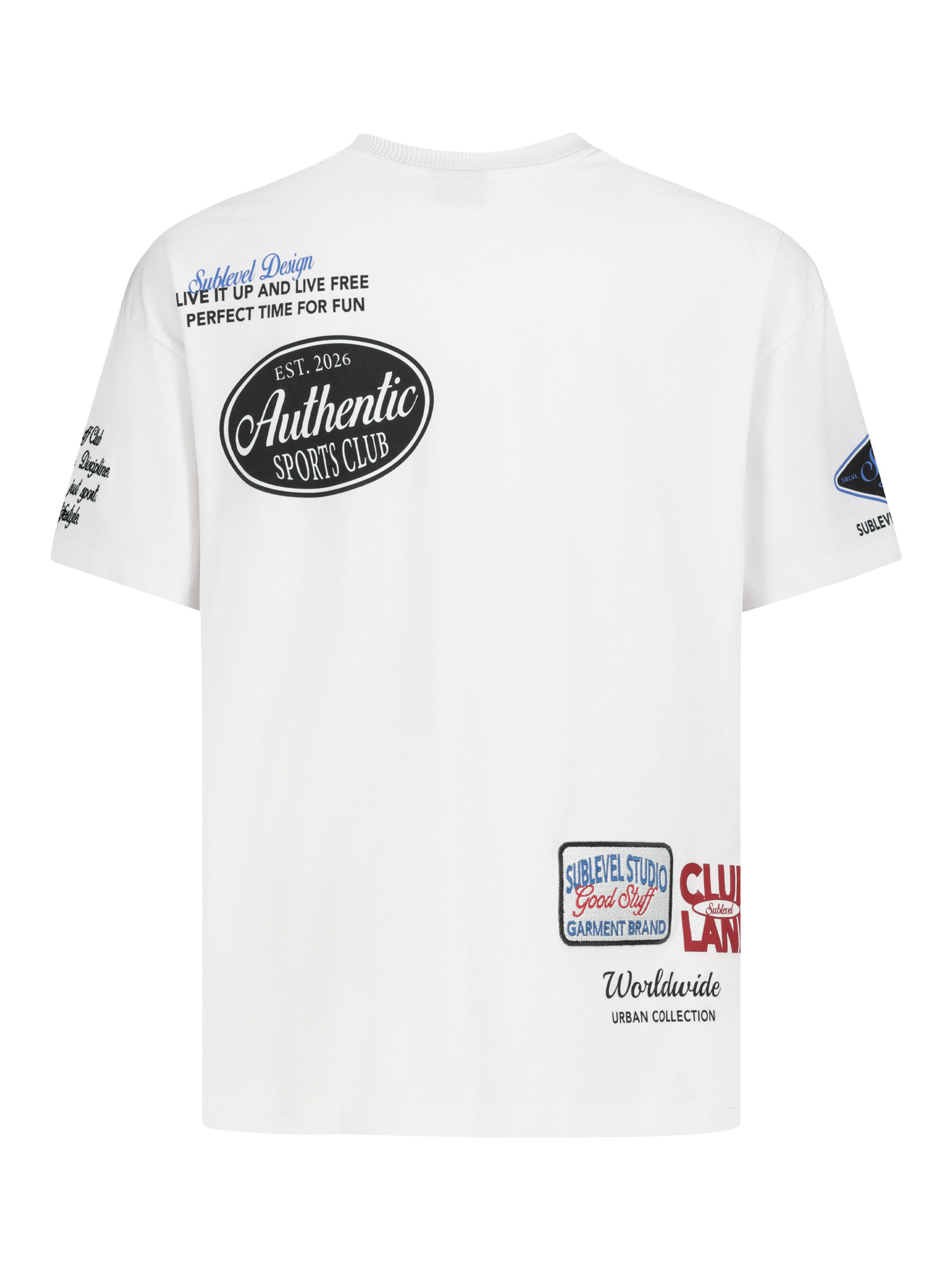 Sublevel T-Shirt in Weiß