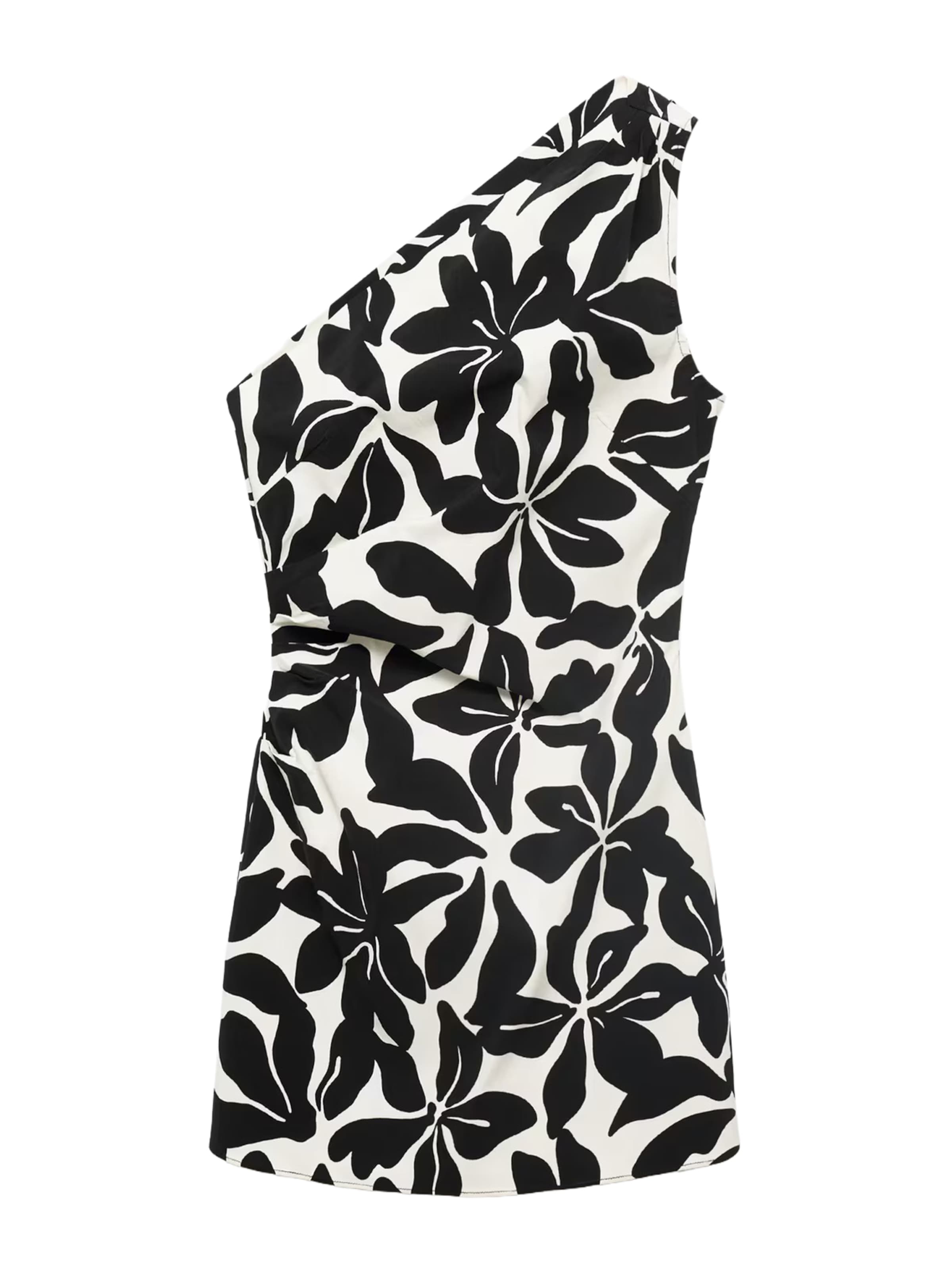 MANGO Šaty 'KNOT' – černá: přední strana