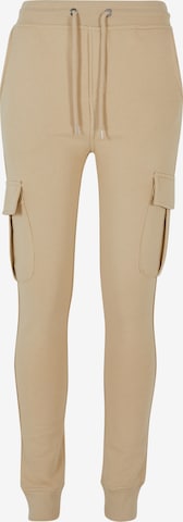 Effilé Pantalon cargo 'Greta' DEF en beige : devant