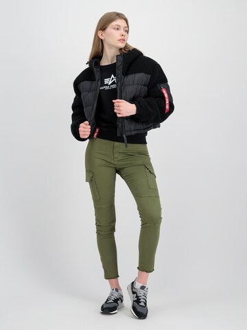 ALPHA INDUSTRIES Zimní bunda – šedá