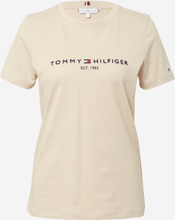 TOMMY HILFIGER Tričko – béžová: přední strana