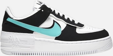 Baskets basses 'Air Force 1 Shadow' NIKE en bleu : devant
