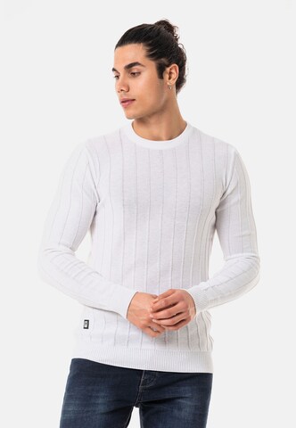 Redbridge Sweater in White: front