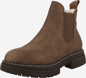 ROXY Chelsea Boots in Brown: front