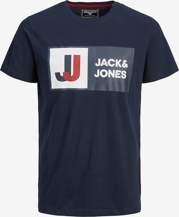 Jack & Jones Junior Tričko 'Logan' – modrá: přední strana