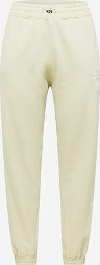 Pantaloni Public Desire Curve pe bej / alb, Vizualizare produs