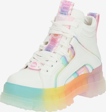 BUFFALO High-Top Sneakers in White: front