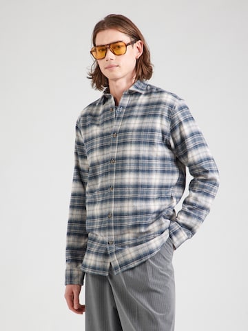JACK & JONES Comfort fit Overhemd 'JJJOSHUA' in Blauw: voorkant