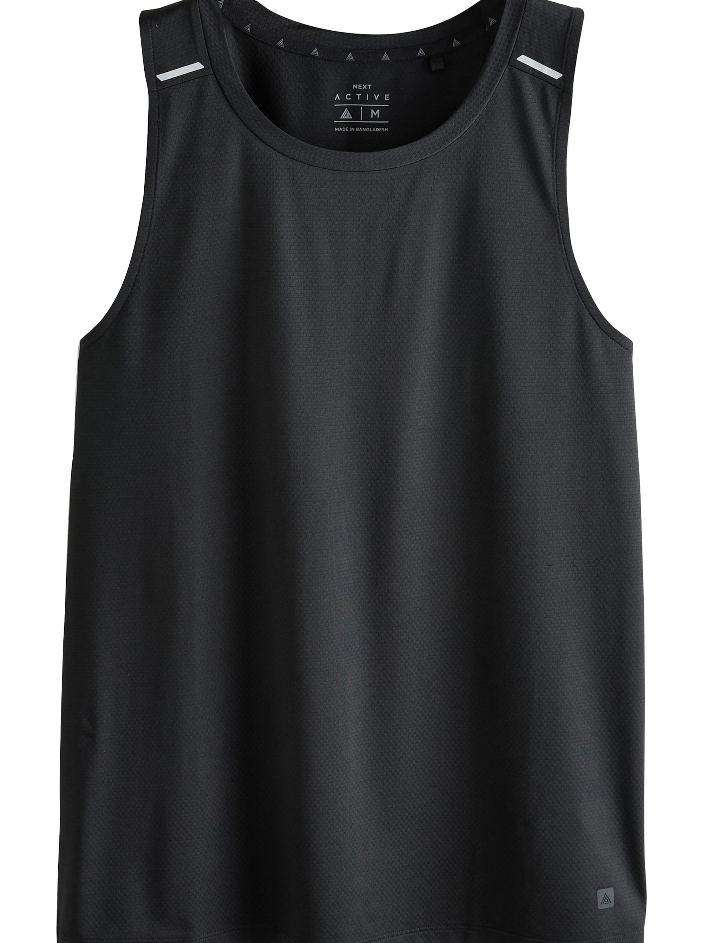 Next Funkčné tričko - Čierna: predná strana