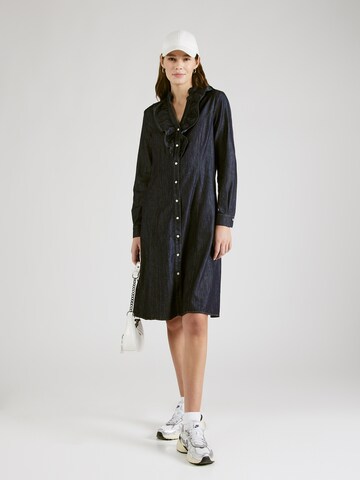 MORE & MORE Shirt Dress in Blue