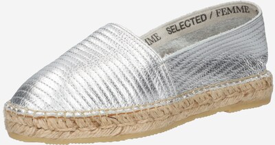 Espadrile 'ELLEN' SELECTED FEMME pe argintiu, Vizualizare produs
