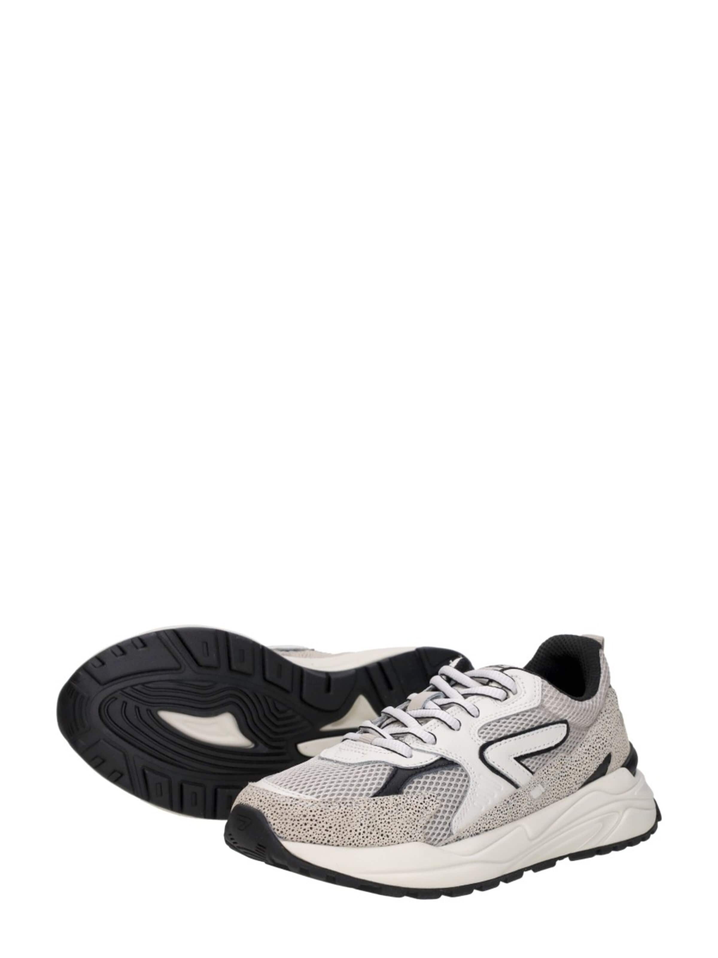 HUB Sneakers laag 'Grid' in Wit