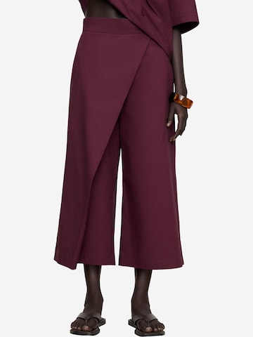 Regular Pantalon Adolfo Dominguez en rouge