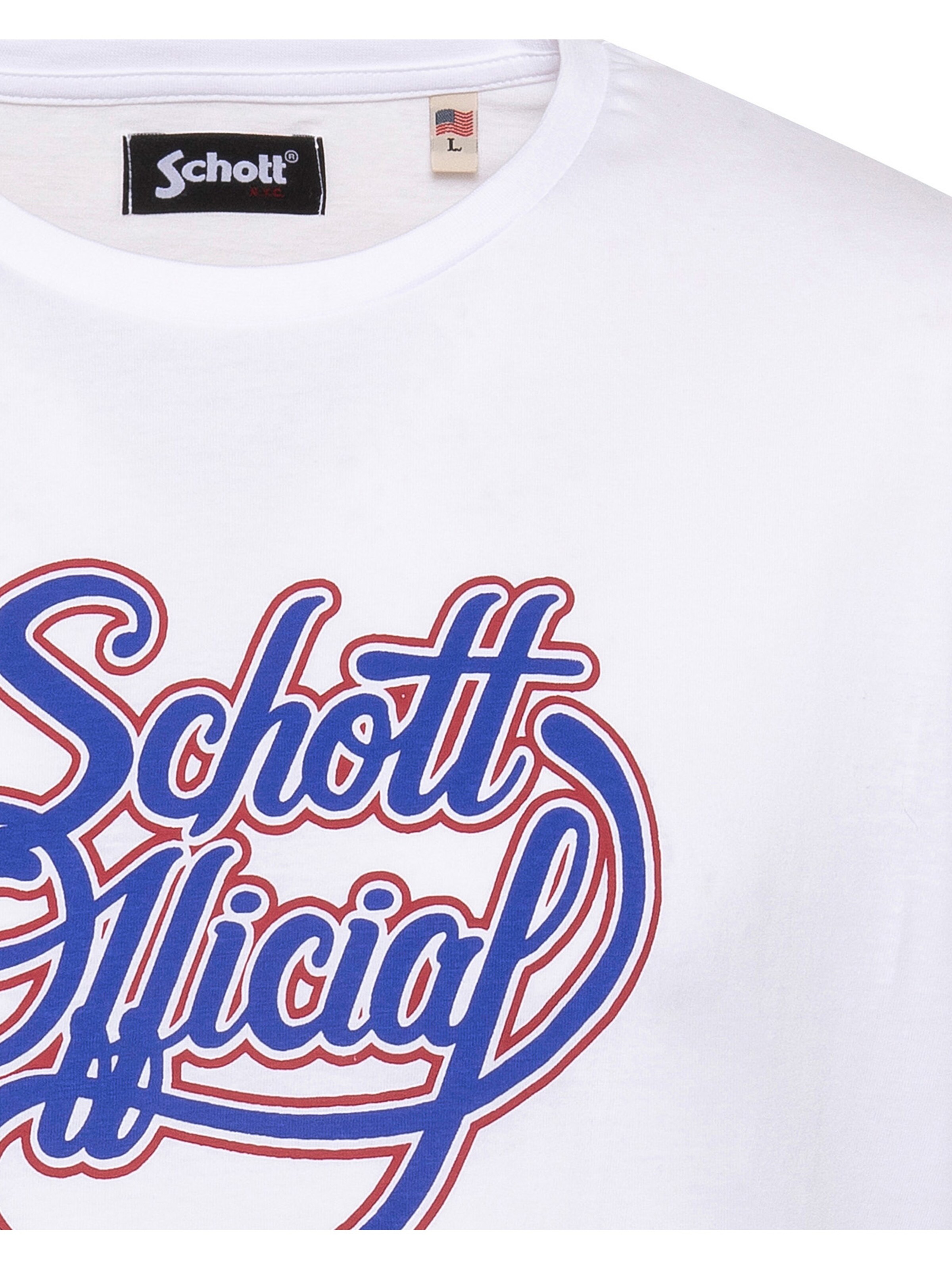 Schott NYC Shirt‌ in Weiß