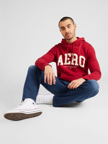 AÉROPOSTALE Sweatshirt in Rot