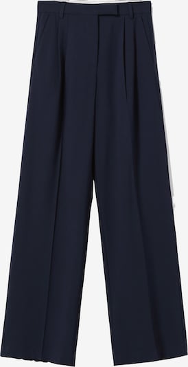 Bershka Plisované nohavice - námornícka modrá, Produkt