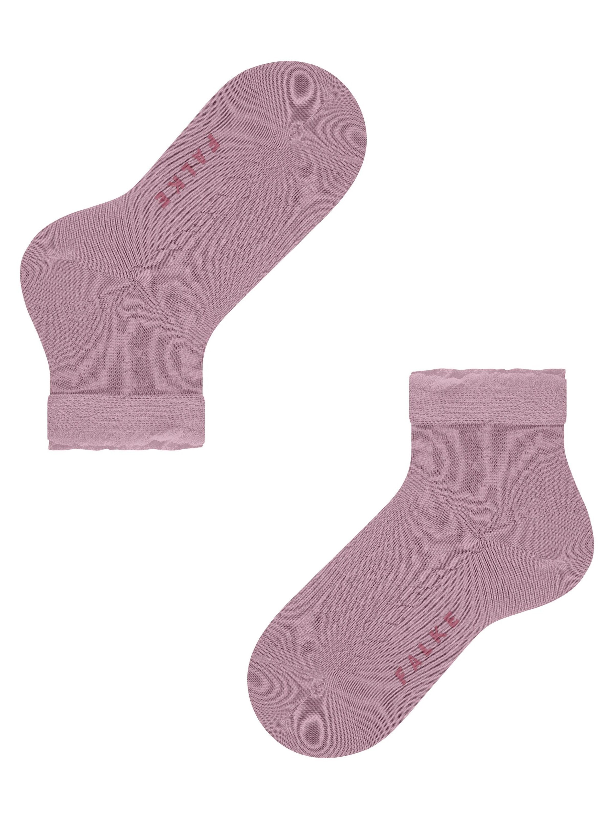 FALKE Socks 'Romantic Net' in Pink