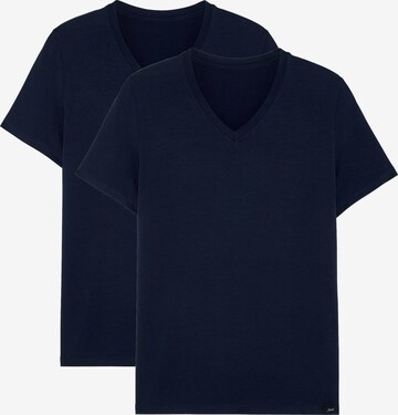 T-Shirt HOM en bleu : devant