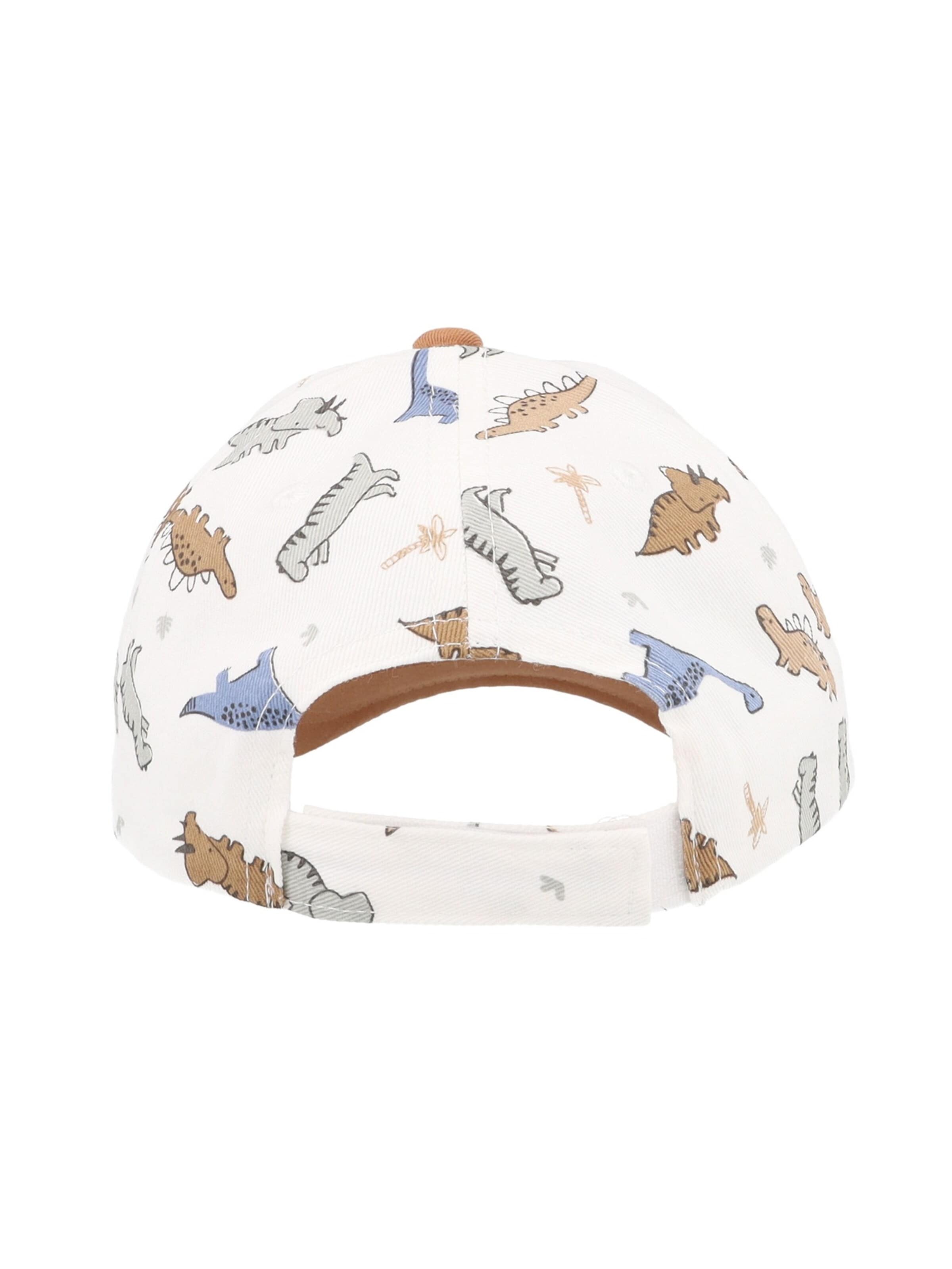 MAXIMO Hat 'MINI BOY-Cap, Dino Klettverschluß' in White