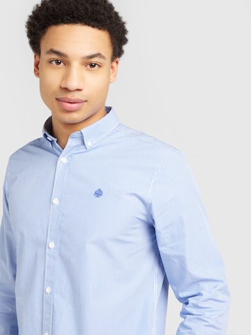 Springfield Regular fit Button Up Shirt in Blue