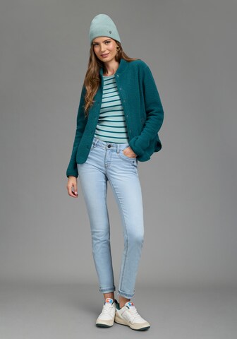 POLARINO Fleecejacke in Grün