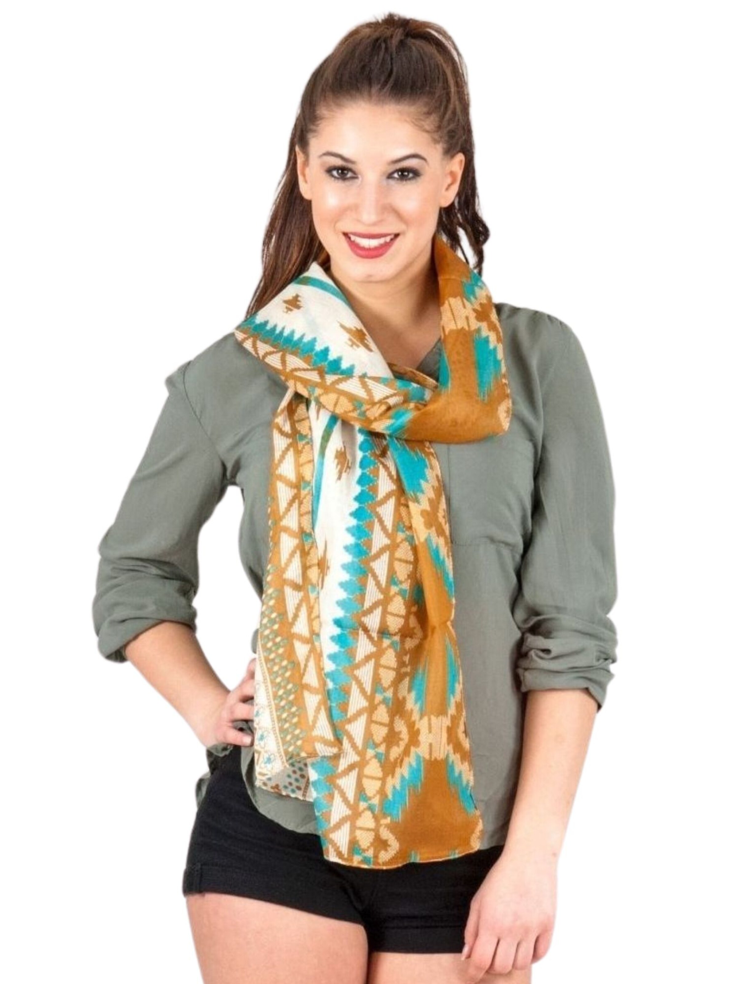 Sunsa Scarf 'Sunsa' in Beige