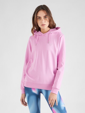 Sweat-shirt mazine en rose : devant