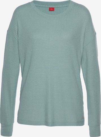 s.Oliver Shirt in Blauw: voorkant